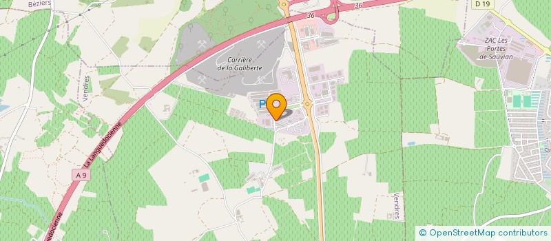 localisation de l'entreprise CI2P AGENCE SUD à VENDRES