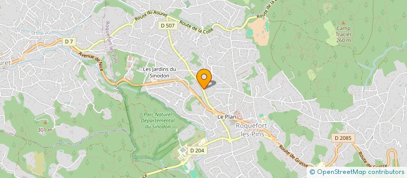 localisation de l'entreprise CIA CONCEPT IMMO AGENCEMENTS  ROQUEFORT-LES-PINS