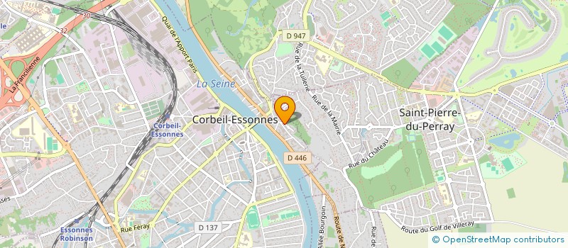 localisation de l'entreprise CIA PROPRE SERVICES à CORBEIL-ESSONNES