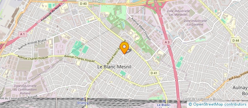localisation de l'entreprise CIA RENOV à LE BLANC MESNIL