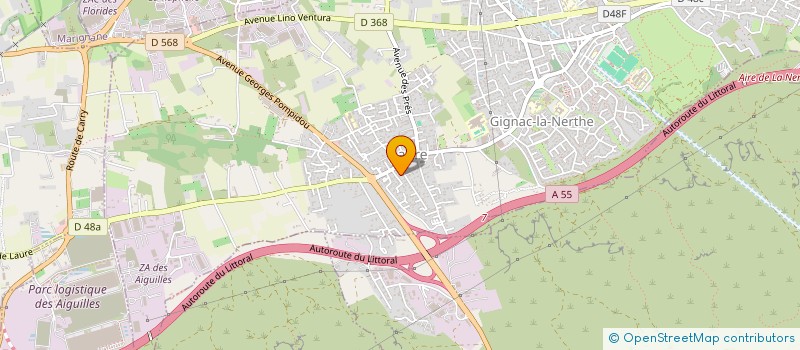localisation de l'entreprise CIA SECURITE à GIGNAC-LA-NERTHE