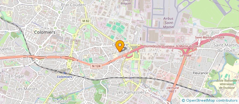 localisation de l'entreprise CIA SERVICES à COLOMIERS
