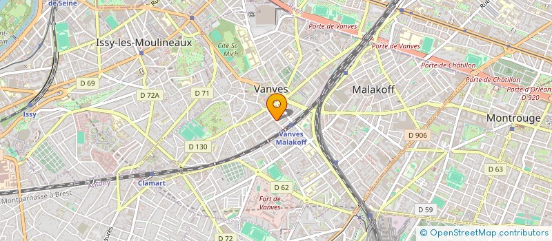 localisation de l'entreprise CIAC PARTICIPATIONS à VANVES