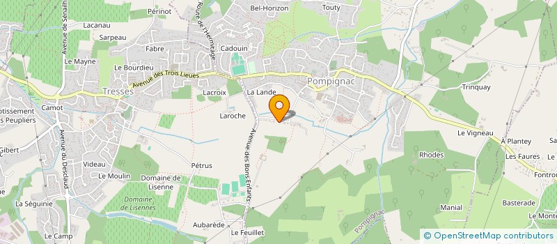 localisation de l'entreprise CIACOMY  POMPIGNAC