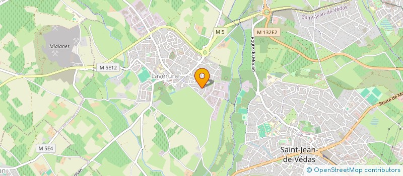 localisation de l'entreprise CIAF  LAVERUNE