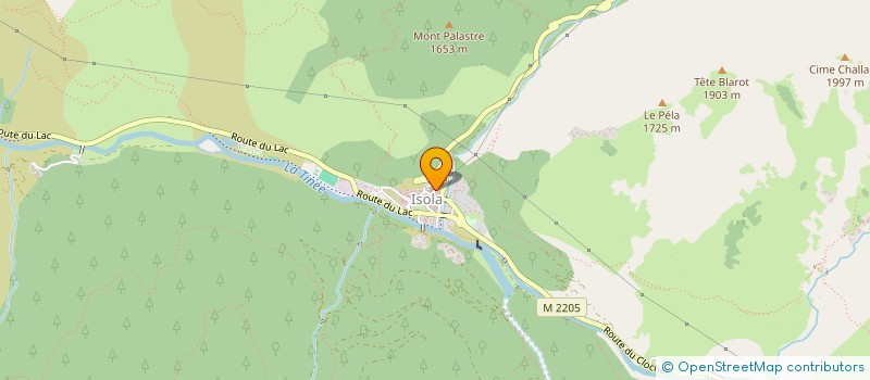 localisation de l'entreprise CIAIS PLOMBERIE VALDEBLORE  VALDEBLORE