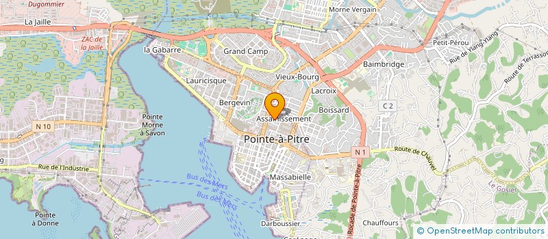 localisation de l'entreprise CIAJ à LES ABYMES