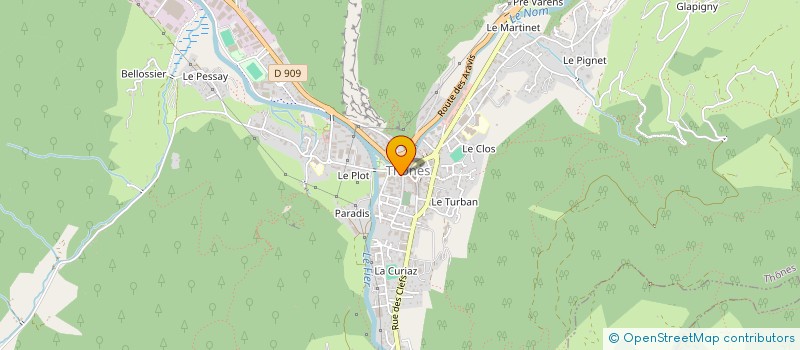 localisation de l'entreprise CIALDA à THONES