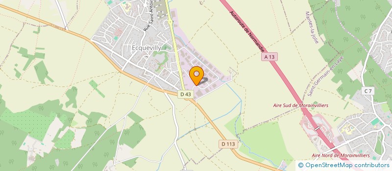 localisation de l'entreprise CIALI IMMO  ECQUEVILLY