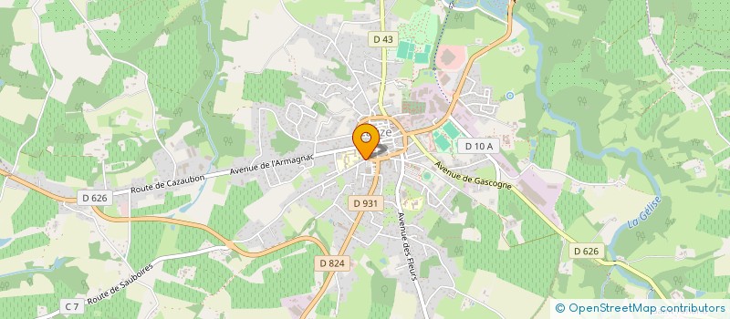 localisation de l'entreprise CIALLO  EAUZE