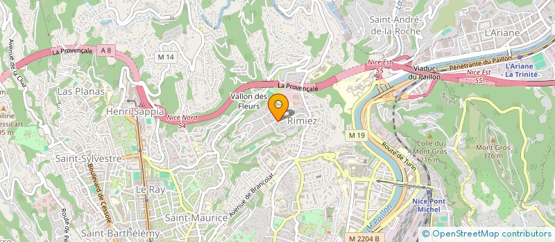 localisation de l'entreprise CIAM à NICE