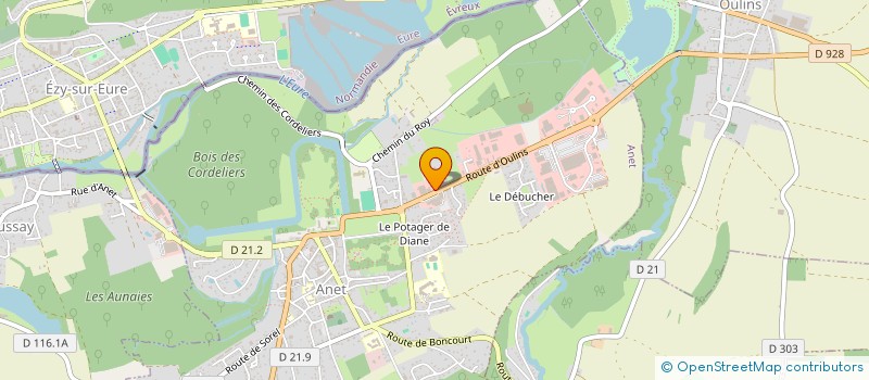 localisation de l'entreprise CIAM à ANET