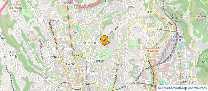 localisation de l'entreprise CIAM'IMMO à NICE