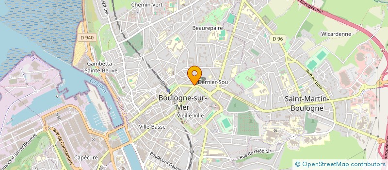 localisation de l'entreprise CIAMEX à BOULOGNE-SUR-MER