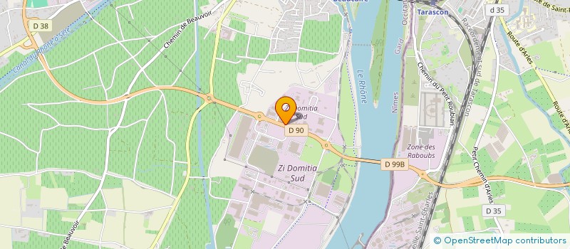 localisation de l'entreprise CIAMPI S & A  BEAUCAIRE