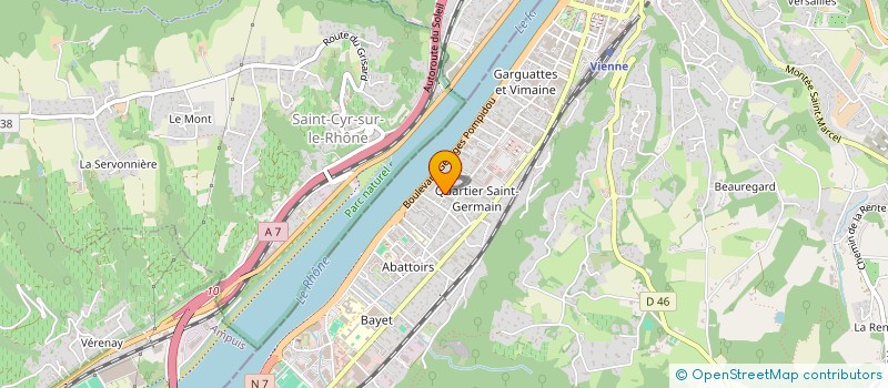 localisation de l'entreprise CIAN SAS à VIENNE