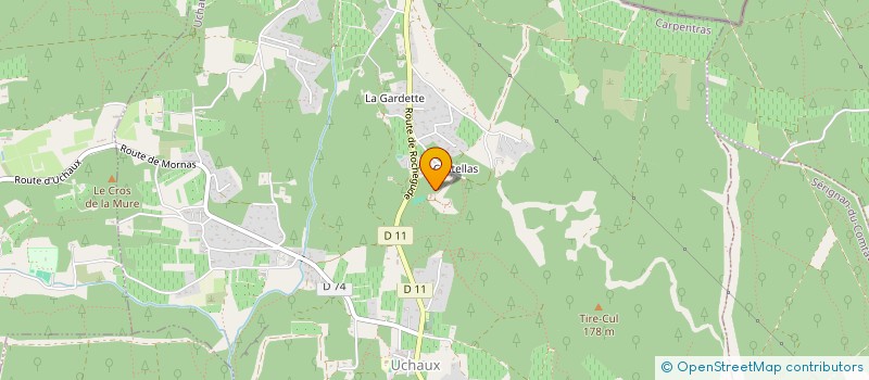 localisation de l'entreprise CIANERGIE à UCHAUX