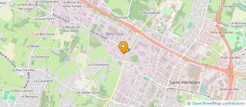 localisation de l'entreprise CIANGUE à SAINT-HERBLAIN