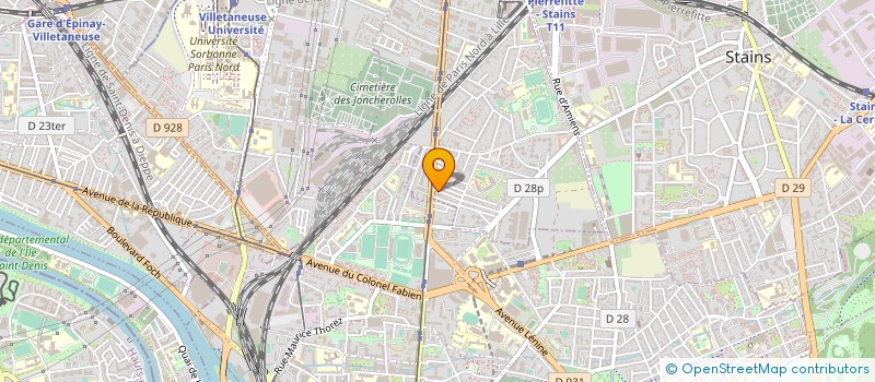localisation de l'entreprise CIANI BAT à PIERREFITTE-SUR-SEINE