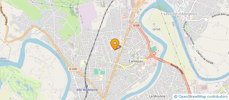 localisation de l'entreprise CIANNI FRERES à ALBI