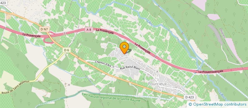 localisation de l'entreprise CIANTAR MACONNERIE  POURCIEUX