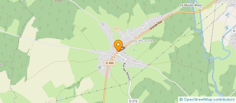 localisation de l'entreprise CIAO BELLA COIFFURE  VY-LES-LURE