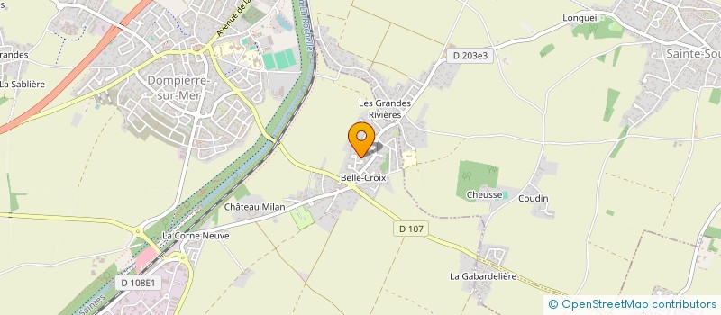 localisation de l'entreprise CIAO GUIDO  DOMPIERRE-SUR-MER