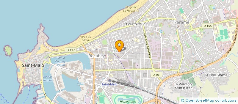 localisation de l'entreprise CIAO ITALIA BONJOUR ST MALO  SAINT-MALO