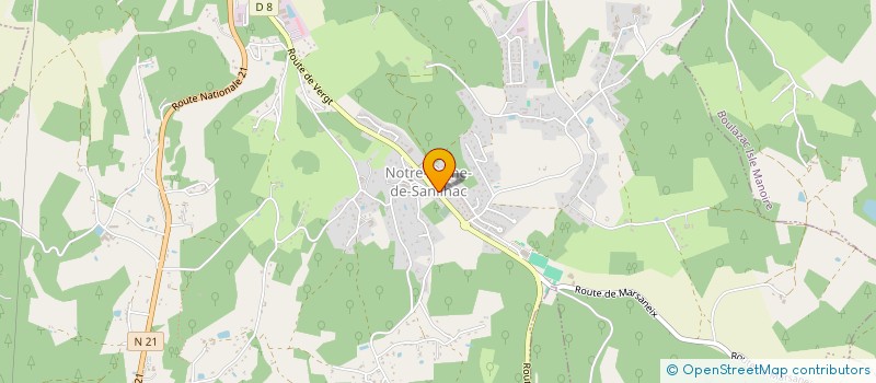 localisation de l'entreprise CIAO PIZZERIA  SANILHAC