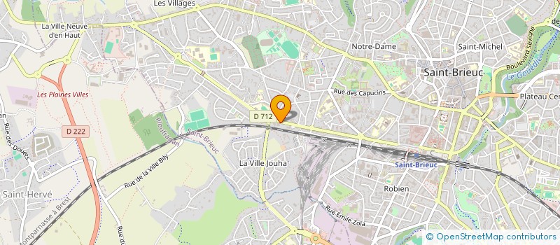 localisation de l'entreprise CIAP 22 COOPERATIVE D'INSTALLATION EN AGRICULTURE PAYSANNE DES COTES D'ARMOR à SAINT-BRIEUC