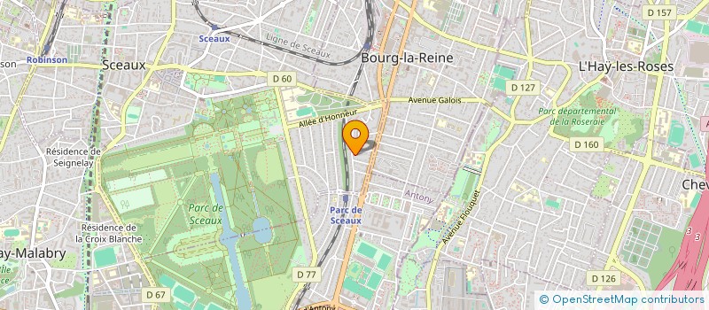 localisation de l'entreprise CIARA à SCEAUX