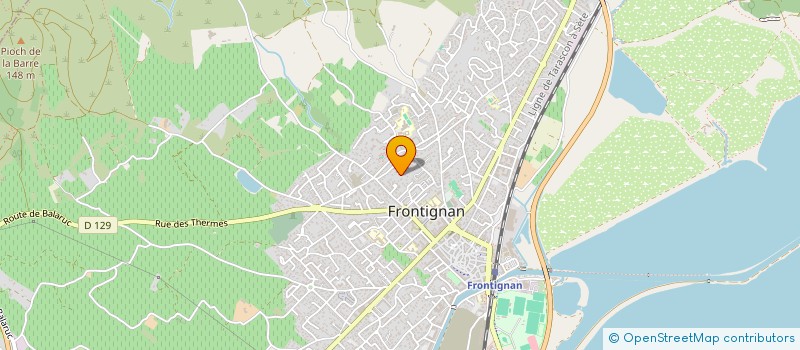 localisation de l'entreprise CIARAVA à FRONTIGNAN