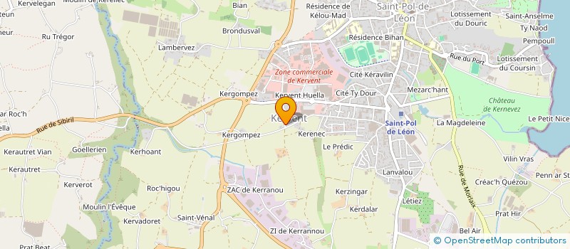 localisation de l'entreprise CIARMA à SAINT-POL-DE-LEON