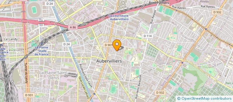 localisation de l'entreprise CIAS  AUBERVILLIERS