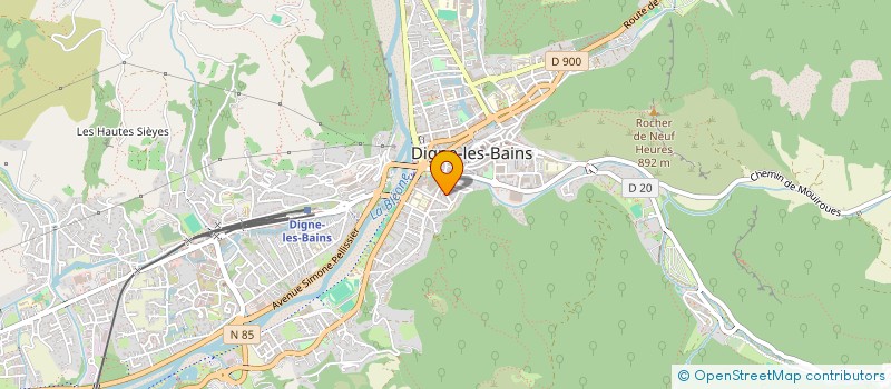 localisation de l'entreprise CIAS CC PROVENCE ALPES AGGLOMERATION à DIGNE-LES-BAINS