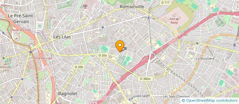 localisation de l'entreprise CIAS DE BAGNOLET ET DE ROMAINVILLE à BAGNOLET