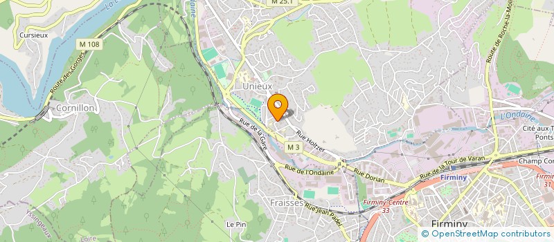 localisation de l'entreprise CIAS DE FRAISSES-UNIEUX à UNIEUX