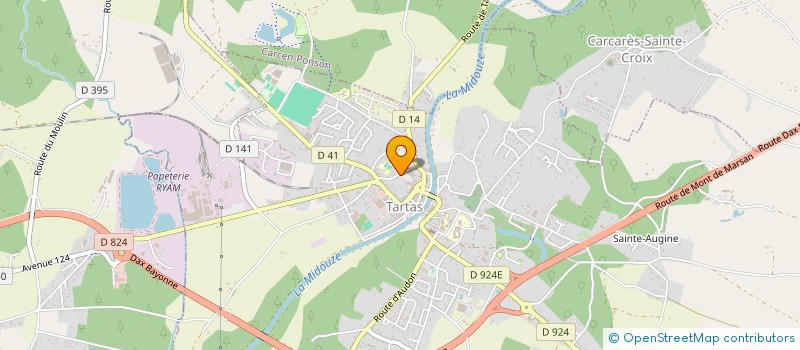 localisation de l'entreprise CIAS DU PAYS TARUSATE à TARTAS