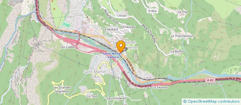localisation de l'entreprise CIAS MAURIENNE-GALIBIER à SAINT-MICHEL-DE-MAURIENNE