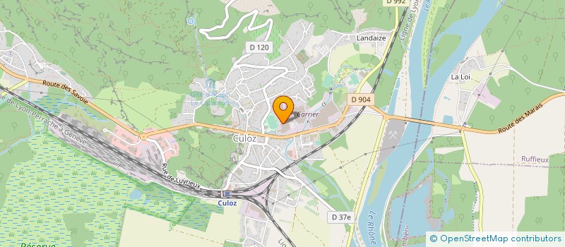 localisation de l'entreprise CIAT GROUP  CULOZ-BEON