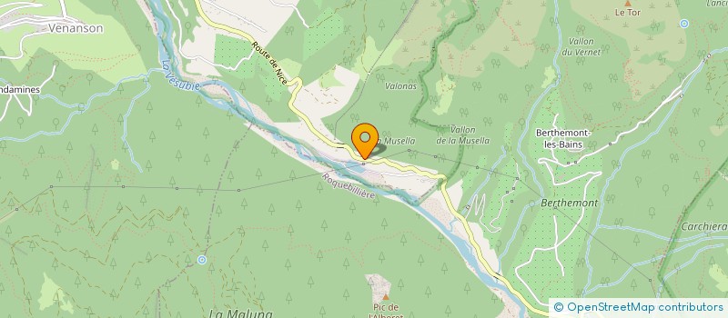 localisation de l'entreprise CIAUDANS  S  SAINT-MARTIN-VESUBIE