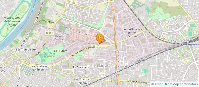 localisation de l'entreprise CIB ELEC SAS à CORMEILLES-EN-PARISIS