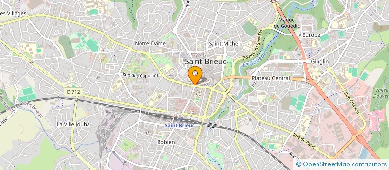 localisation de l'entreprise CIB HABITAT à SAINT-BRIEUC