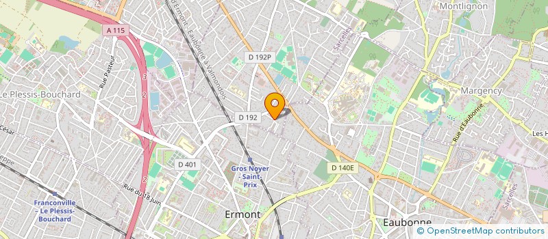 localisation de l'entreprise CIBA à SAINT-PRIX