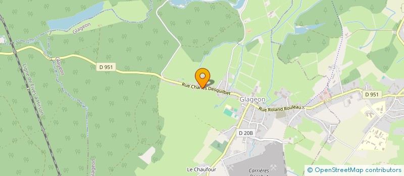 localisation de l'entreprise CIBAD  GLAGEON