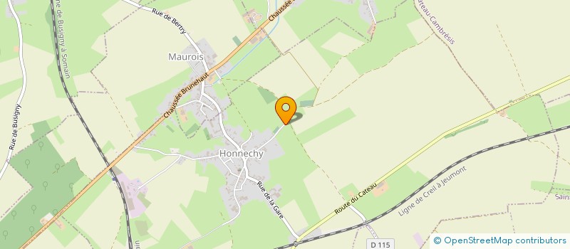 localisation de l'entreprise CIBAN  HONNECHY