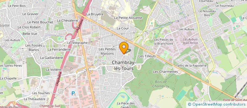 localisation de l'entreprise CIBAR  CHAMBRAY-LES-TOURS