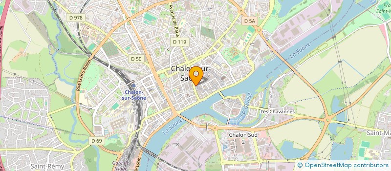 localisation de l'entreprise CIBC BOURGOGNE SUD  CHALON-SUR-SAONE