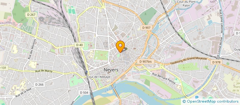 localisation de l'entreprise CIBC DE LA NIEVRE à NEVERS