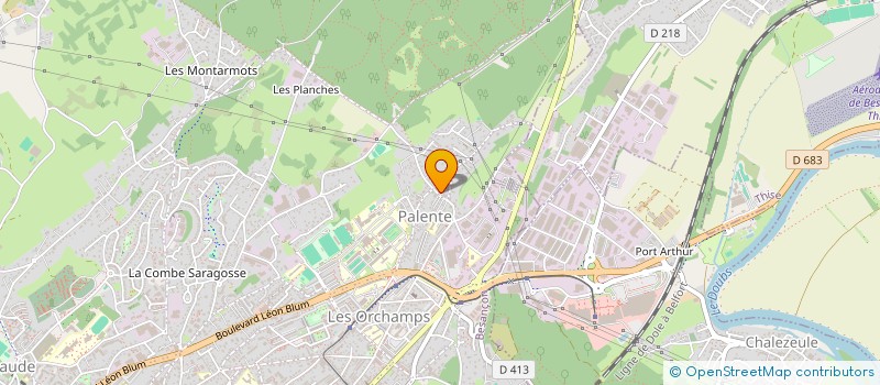 localisation de l'entreprise CIBC FORMATION CONSEIL à BESANCON